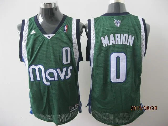 Men's Basketball Jersey-Mavericks 0 Blank Green Basketball Jerseys