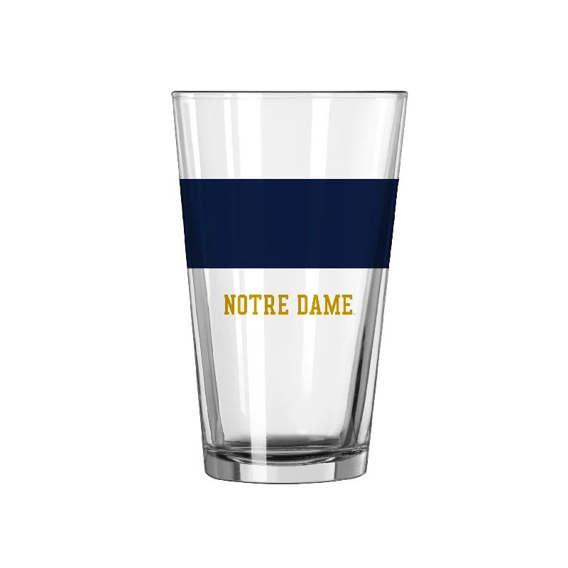 Mission Team Mug-Notre Dame 16oz Colorblock Pint Glass