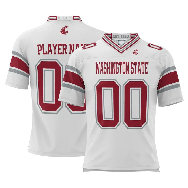 Collector’s Edition Football Jersey-Custom W.State Cougars ProSphere NIL Pick-A-Player Football Jersey White Stitched American College Jerseys