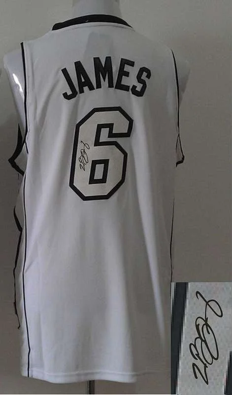 UV Protection Basketball Jersey-Heat 6 James White Signature Edition Basketball Jerseys