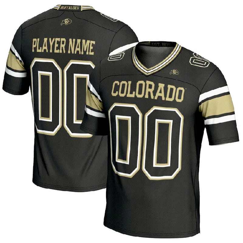 Football Coach Jersey-Custom C.Buffaloes GameDay Greats NIL Pick-A-Player Football Jersey - Black American College Jerseys