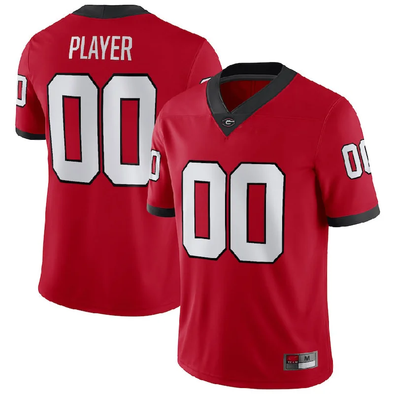 All-Weather Football Jersey-Custom G.Bulldogs Pick-A-Player NIL Replica Football Jersey Red American Stitched College Jerseys