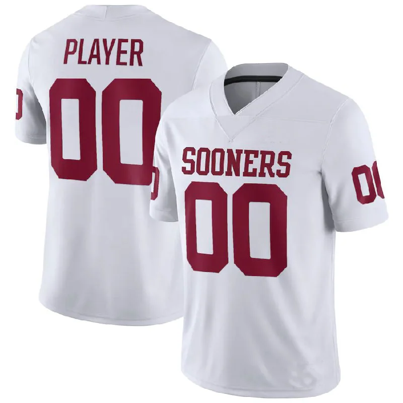 Football Festival Jersey-Custom O.Sooners Jordan Brand Pick-A-Player NIL Replica Football Jersey White American Stitched College Jerseys