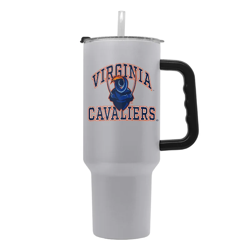 Engraved Team Mug-Virginia 40oz Athletic Powder Coat Tumbler