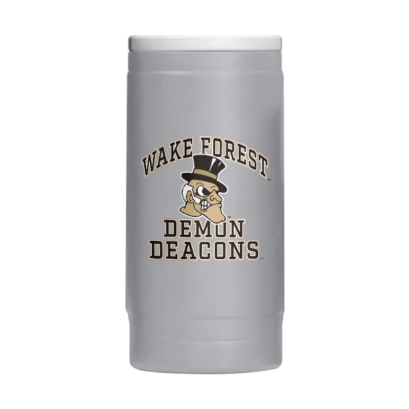 Graduation Team Mug-Wake Forest 12oz Athletic Powder Coat Slim Can Coolie