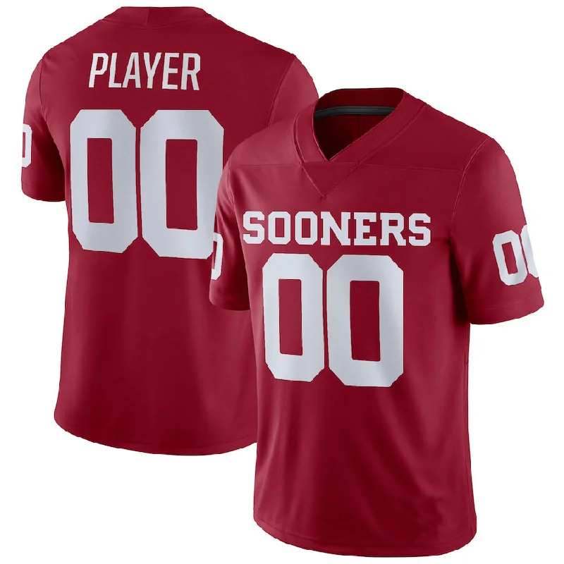 Football Weekend Jersey-Custom O.Sooners Jordan Brand Pick-A-Player NIL Replica Football Jersey Crimson American Stitched College Jerseys