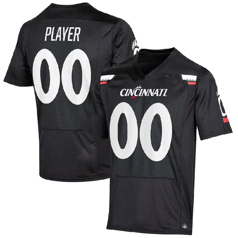 Charcoal Football Jersey-Custom C.Bearcats Under Armour Pick-A-Player NIL Replica Football Jersey Black American Stitched College Jerseys