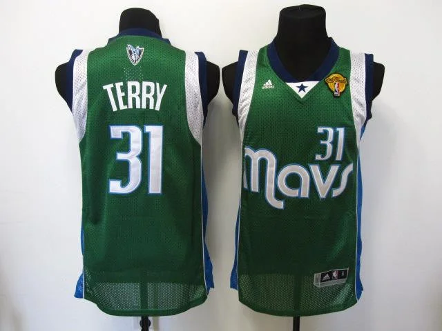 Pullover Basketball Jersey-Mavericks 31 Terry Green 2011 Finals Basketball Jerseys