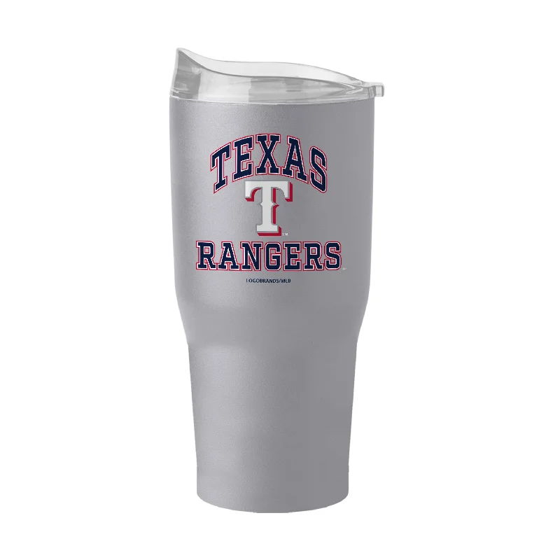 Collaboration Team Mug-Texas Rangers 30oz Athletic Stone Powder Coat Tumbler