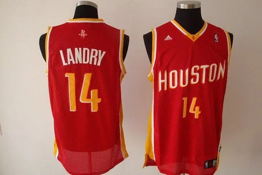 Limited Edition Basketball Jersey-Rockets 14 Landry Red Basketball Jerseys