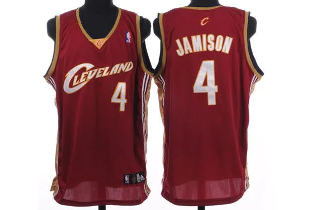 Family Basketball Jersey-Cavaliers 4 Jamison Red Basketball Jerseys