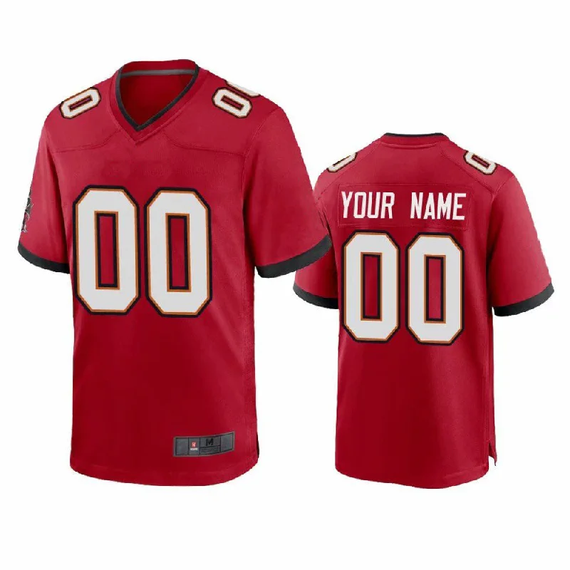 Football MVP Jersey-Custom TB.Buccaneers Football Jerseys American Design Your Own Practice Mesh Name and Number