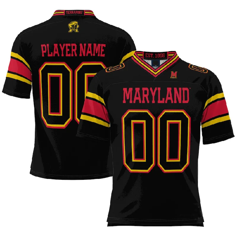 Football Gift Jersey-Custom M.Terrapins ProSphere NIL Pick-A-Player Football Jersey Black American Stitched College Jerseys