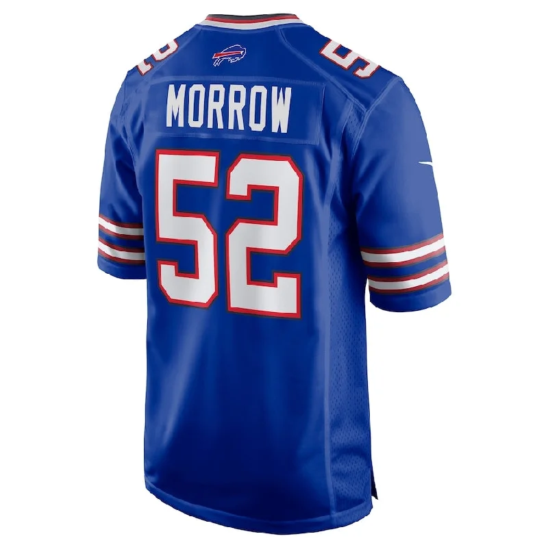 Super Bowl Football Jersey-B.Bills #52 Nicholas Morrow Game Jersey - Royal Football Jerseys