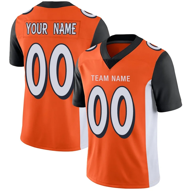 Football Fashion Trend Jersey-Custom C.Bengals Football Jerseys Team Player or Personalized Design Your Own Name for Men's Women's Youth Jerseys Orange