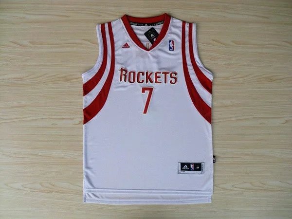 Throwback Basketball Jersey-Rockets 7 Lin White New Revolution 30 Swingman Basketball Jerseys