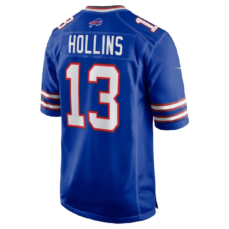 Football School Jersey-B.Bills #13 Mack Hollins Game Jersey - Royal Football Jerseys