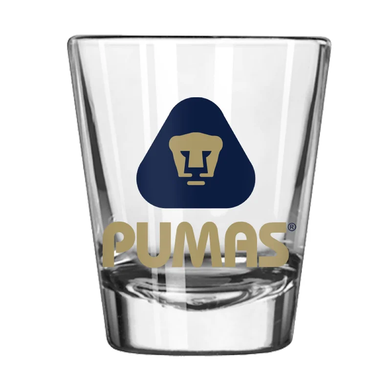 Long-Lasting Team Mug-Pumas FC 2oz Logo Shot Glass