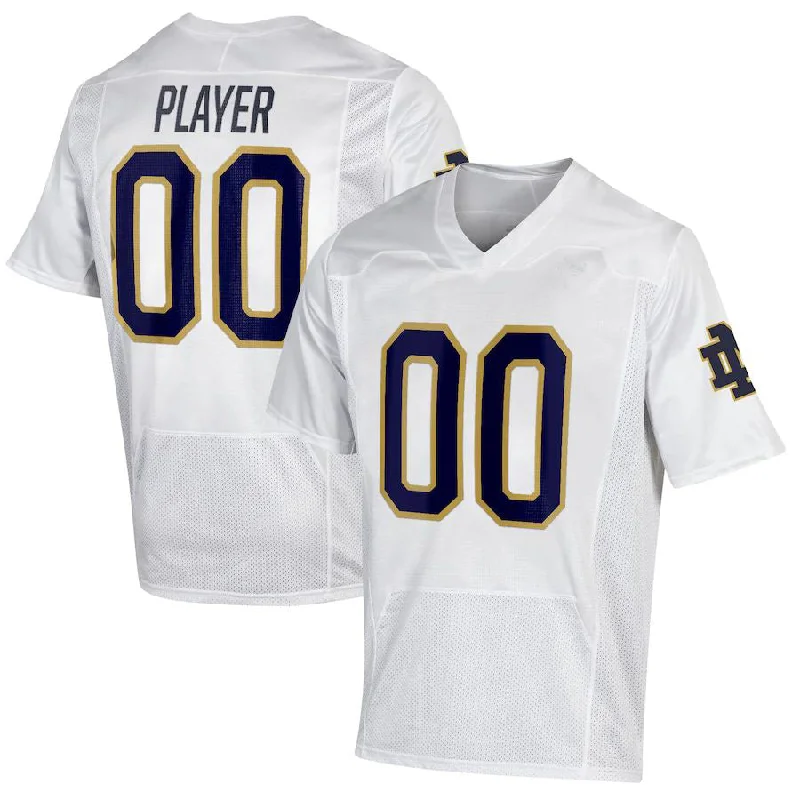 Collector’s Edition Football Jersey-Custom N.Dame Fighting Irish Under Armour Pick-A-Player NIL Replica Football Jersey White American Stitched College Jerseys