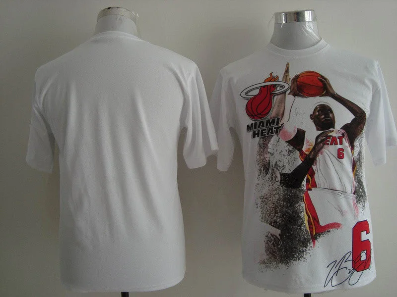 Basketball Manager Jersey-Heat 6 James White Portrait Basketball Jerseys