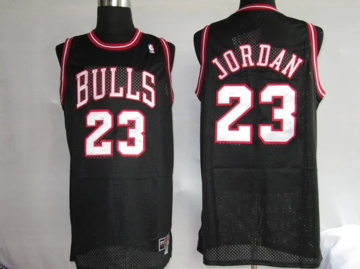 Wedding Basketball Jersey-Bulls 23 Jordan Black White Number Basketball Jerseys