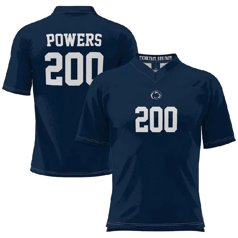 Away Game Football Jersey-P.State Nittany Lions #200 TChad Powers ProSphere Football Jersey  Navy Stitched American College Jerseys