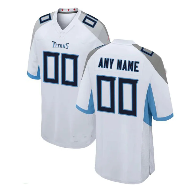 Performance Football Jersey-Custom T.Titans White Game Jersey American Stitched Football Jerseys