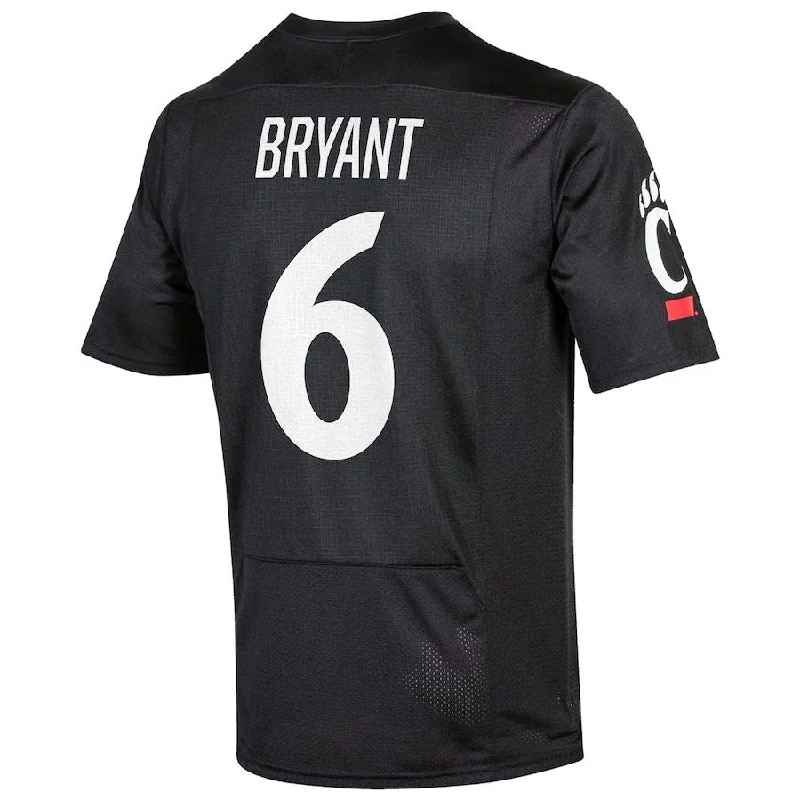 Royal Blue Football Jersey-C.Bearcats #6 Ben Bryant Under Armour NIL Replica Football Jersey Black Stitched American College Jerseys