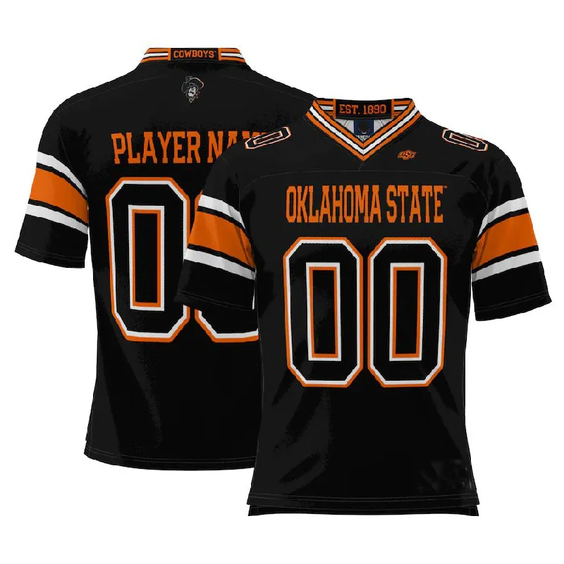 Football Tailgate Jersey-Custom O.State Cowboys ProSphere NIL Pick-A-Player Football Jersey Black American Stitched College Jerseys