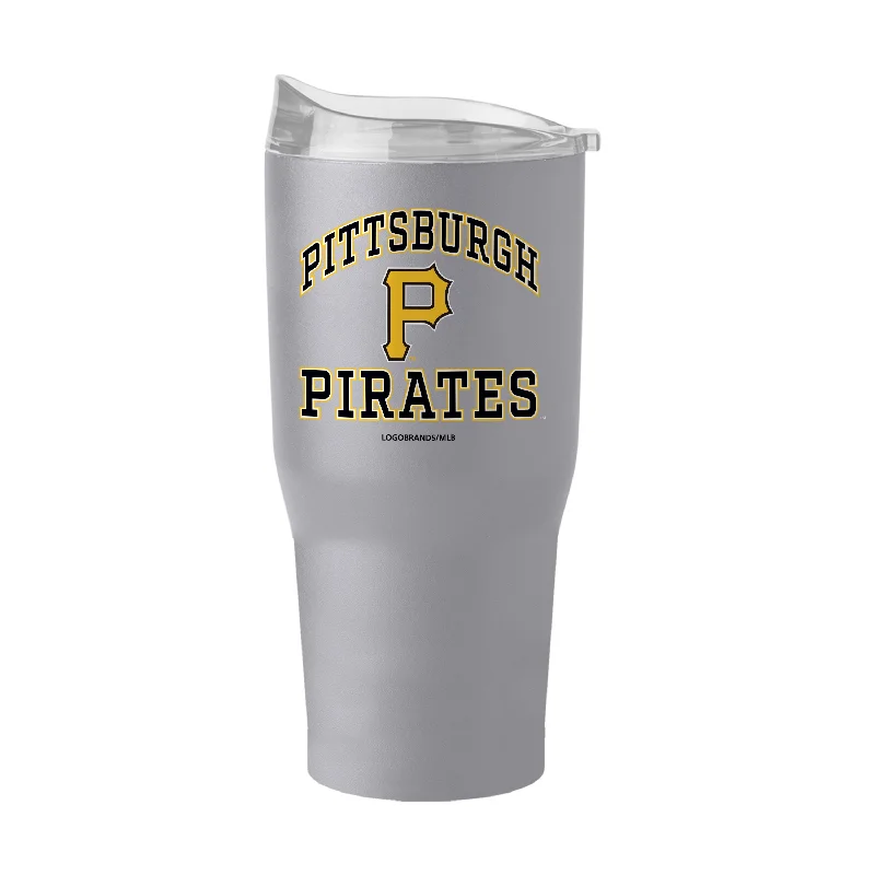 Remote Work Team Mug-Pittsburgh Pirates 30oz Athletic Stone Powder Coat Tumbler