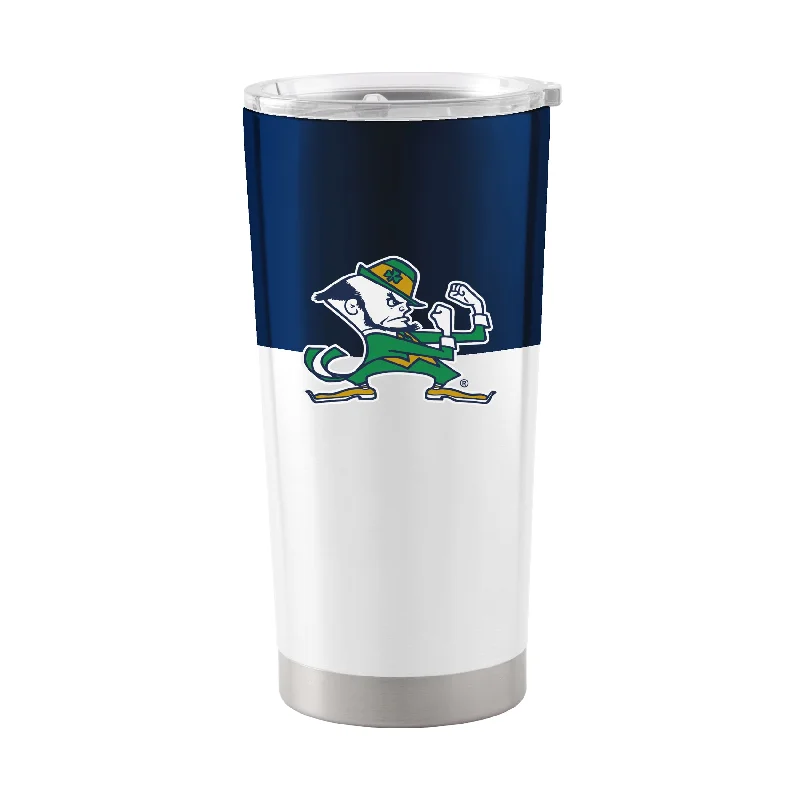 Durable Team Mug-Notre Dame 20oz Colorblock Stainless Tumbler