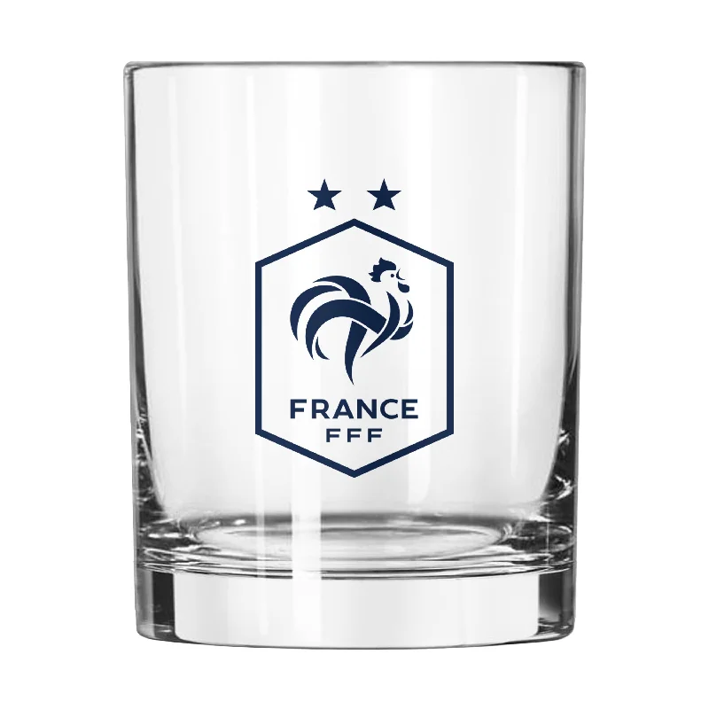 University Team Mug-France FC 14oz Gameday Rocks Glass