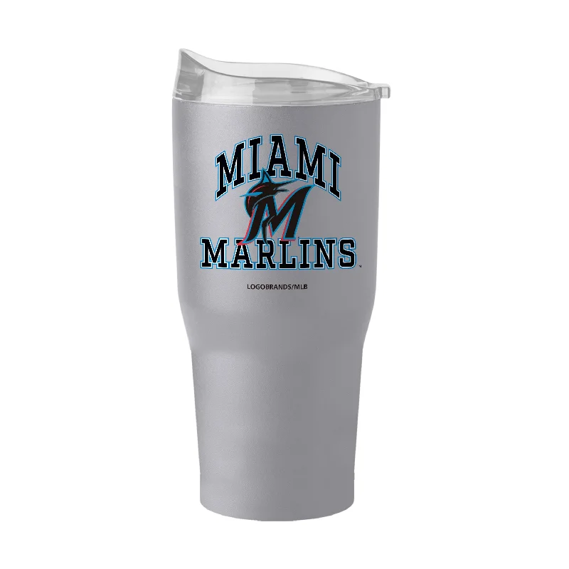 Thank You Team Mug-Miami Marlins 30oz Athletic Stone Powder Coat Tumbler