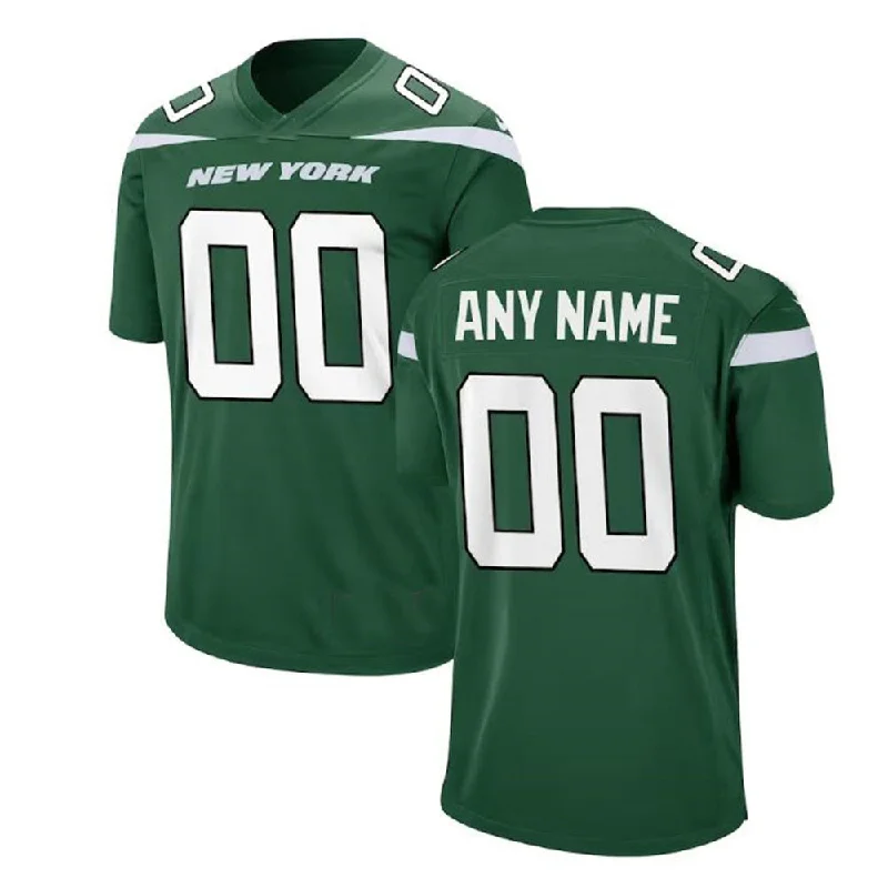 Moisture-Wicking Football Jersey-Custom NY.Jets Gotham Green Game Jersey Stitched Jersey Football Jersey