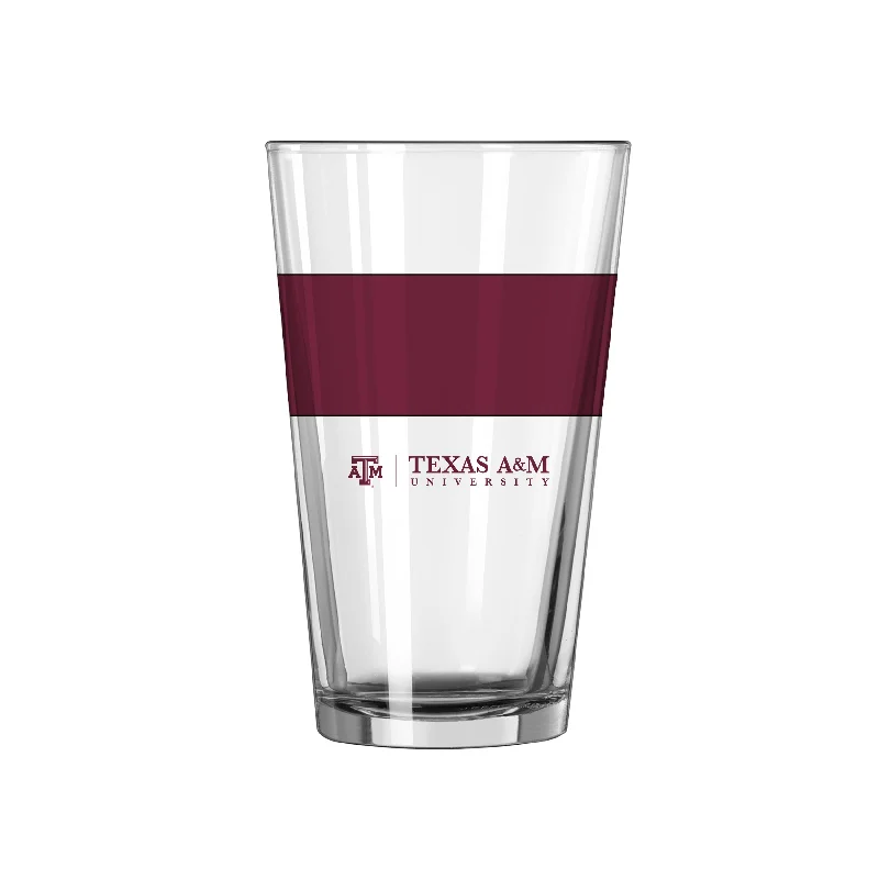 Astronomy Team Mug-Texas A&M 16oz Colorblock Pint Glass