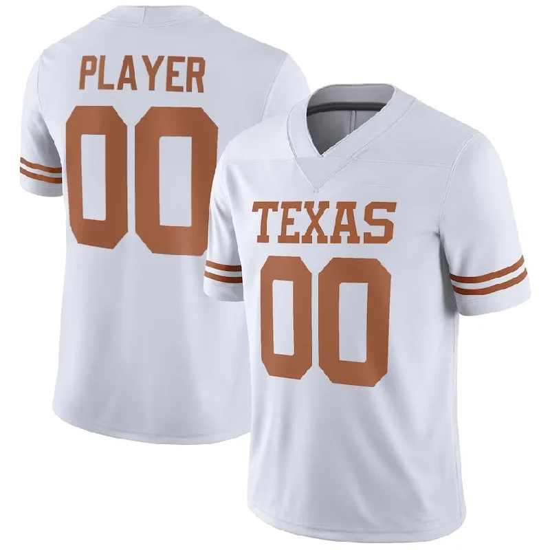 Sports Football Jersey-Custom T.Longhorns Pick-A-Player NIL Replica Football Jersey - White American College Jerseys