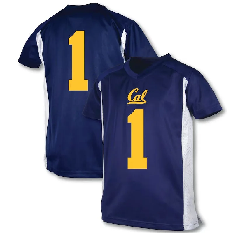 Major League Football Jersey-#1 C.Bears Garb Football Jersey - Blue American College Jerseys