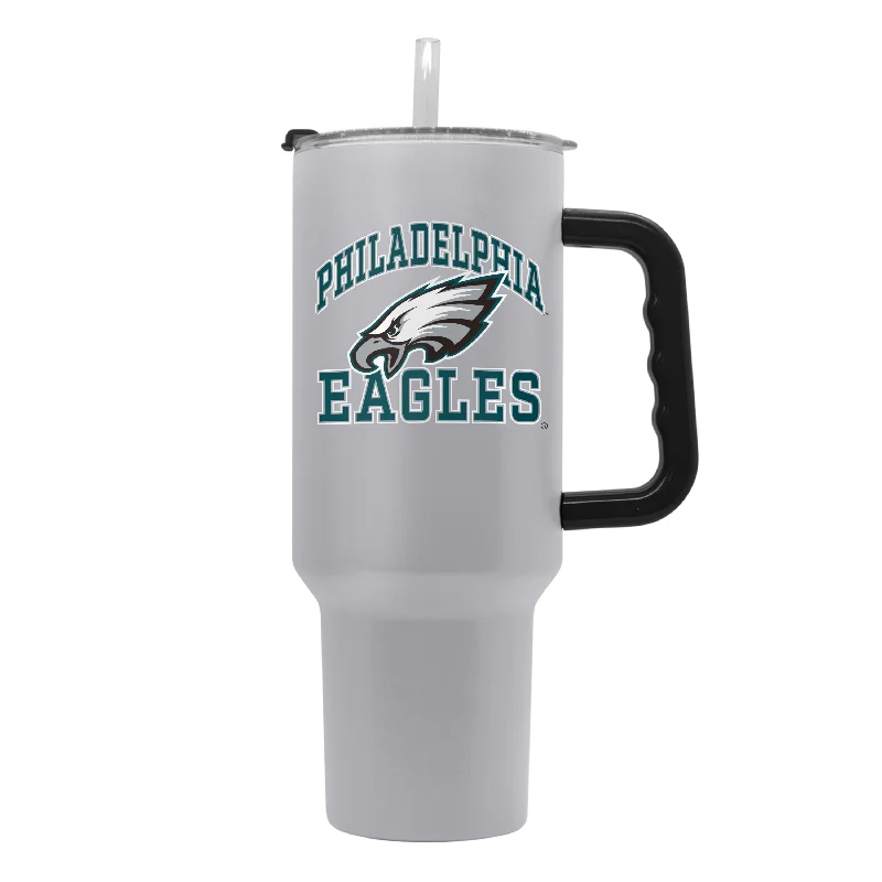 Couple Team Mug-Philadelphia Eagles 40oz Athletic Powder Coat Tumbler