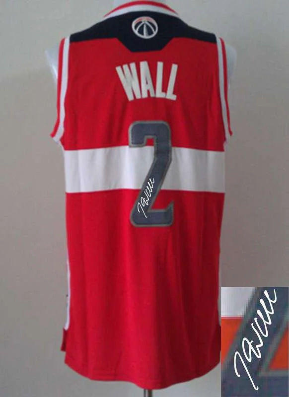 MVP Basketball Jersey-Wizards 2 Wall Red Signature Edition Basketball Jerseys