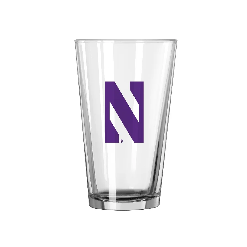 Retirement Team Mug-Northwestern 16oz Gameday Pint Glass