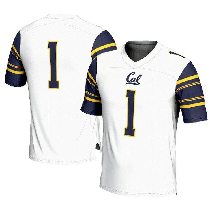 Replica Football Jersey-#1 C.Bears GameDay Greats Football Jersey - White American College Jerseys