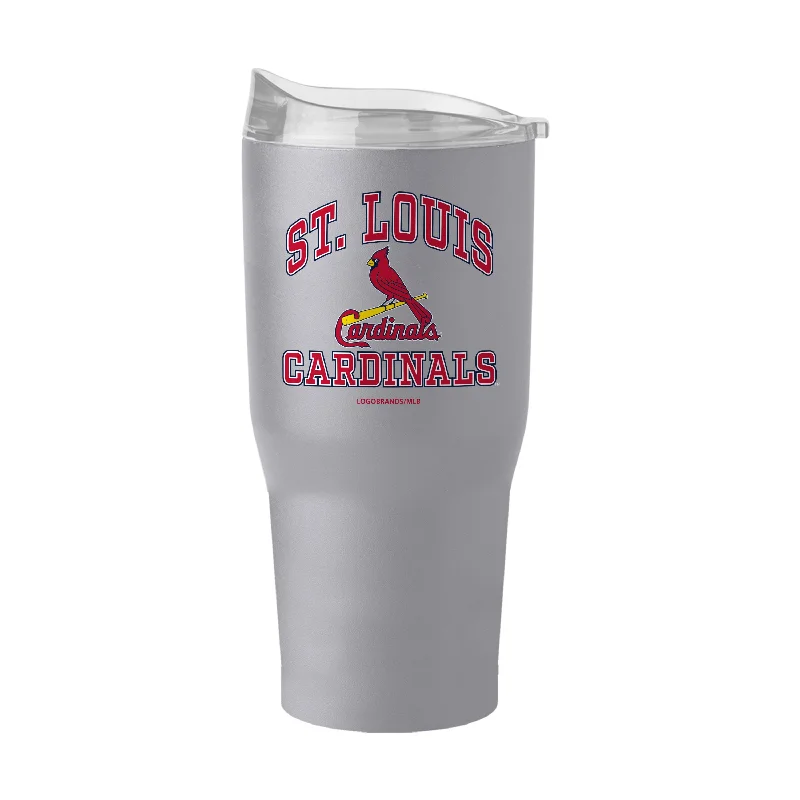 Inspirational Quote Team Mug-St. Louis Cardinals 30oz Athletic Stone Powder Coat Tumbler