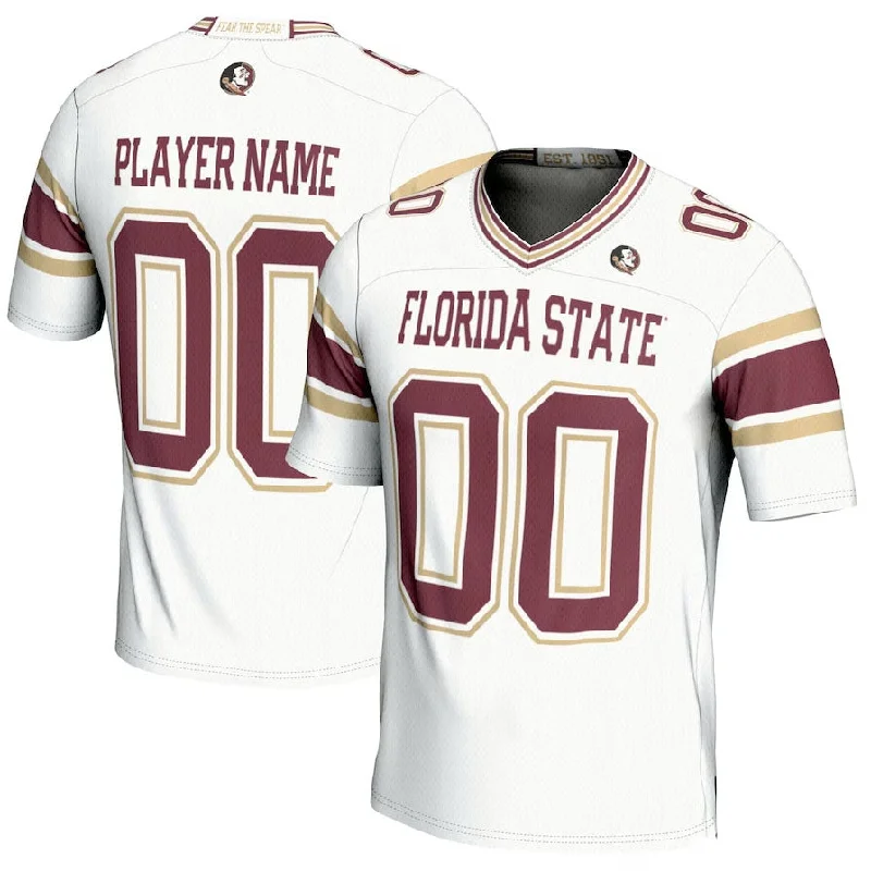 Classic Fit Football Jersey-Custom F.State Seminoles GameDay Greats NIL Pick-A-Player Football Jersey - Maroon American College Jerseys