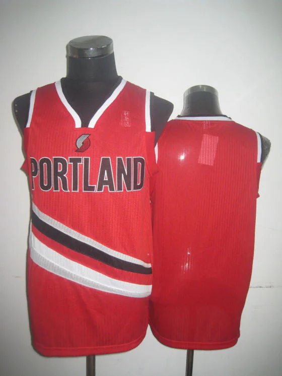 Bridesmaid Basketball Jersey-Blazers Blank Red Basketball Jerseys