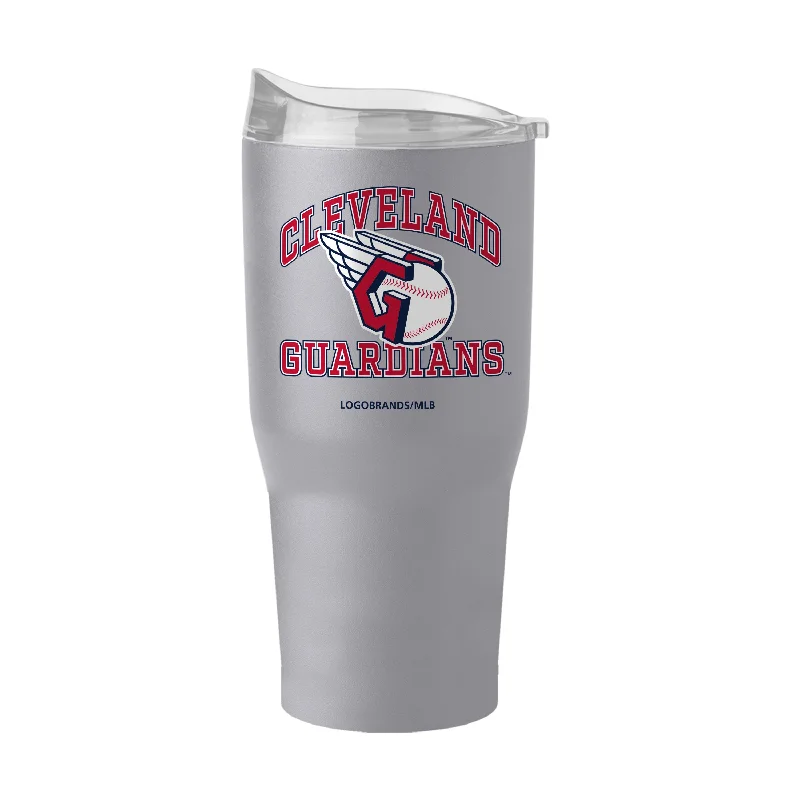 Appreciation Gift Team Mug-Cleveland Guardians 30oz Athletic Stone Powder Coat Tumbler