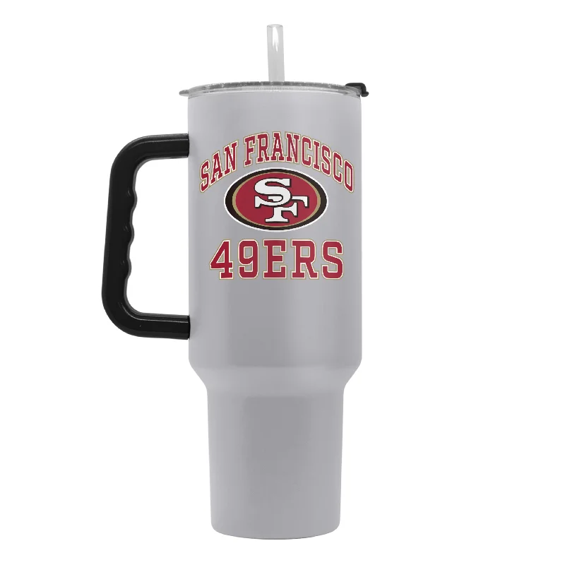 Love Team Mug-San Francisco 49ers 40oz Athletic Powder Coat Tumbler