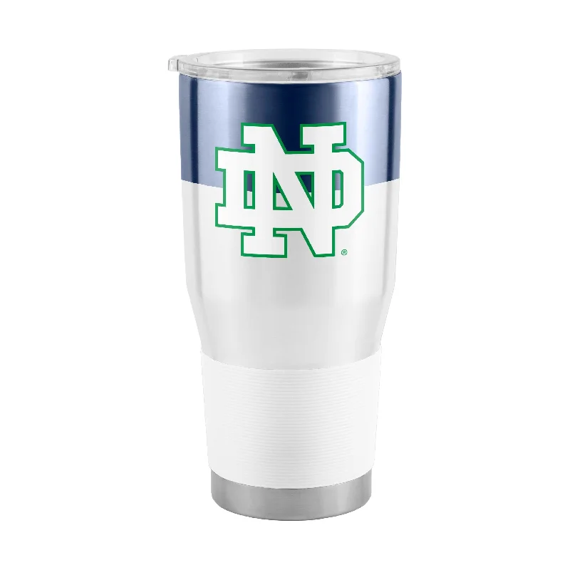 Alumni Team Mug-Notre Dame 30oz Colorblock Stainless Steel Tumbler