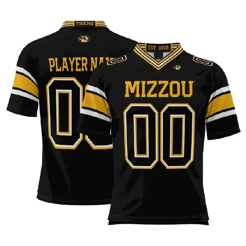 Football Brotherhood Jersey-Custom M.Tigers ProSphere NIL Pick-A-Player Black Football Jersey American Stitched College Jerseys