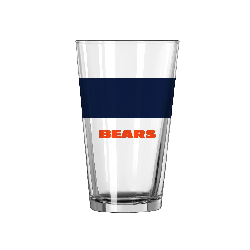 Event Souvenir Team Mug-Chicago Bears 16oz Colorblock Pint Glass