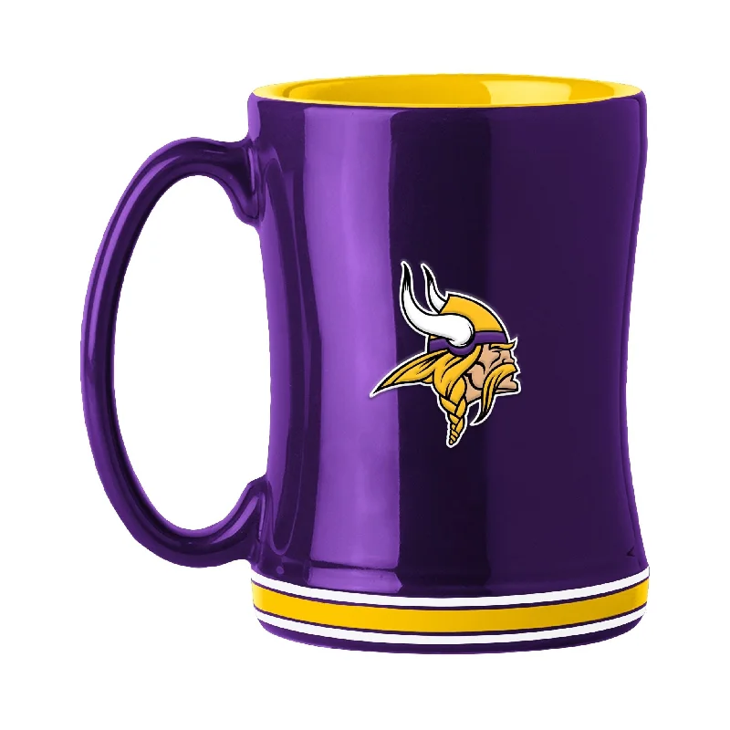 Church Team Mug-Minnesota Vikings 14oz Relief Mug